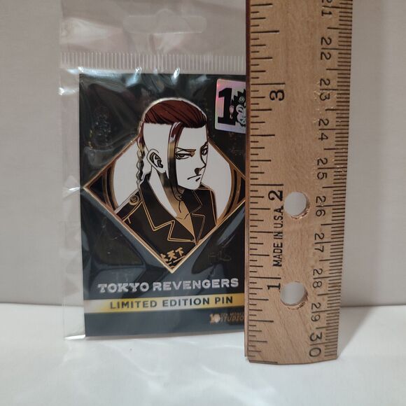 Tokyo Revengers Ken Draken Ryuguji Limited Edition Enamel Pin Official Badge - Picture 2 of 2